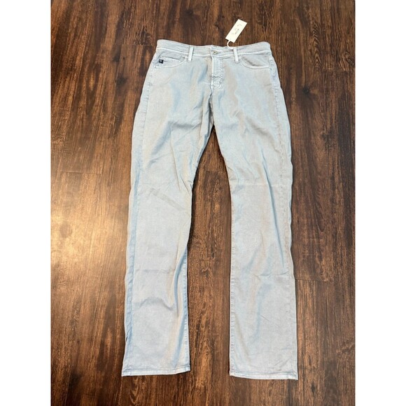 Adriano Goldschmied AG Jeans Mens 33x34 Gray Graduate Tailored Leg 5 Pocket Pant - Picture 1 of 9